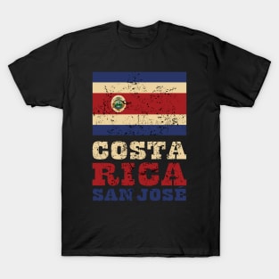 The Flag of Costa Rica T-Shirt